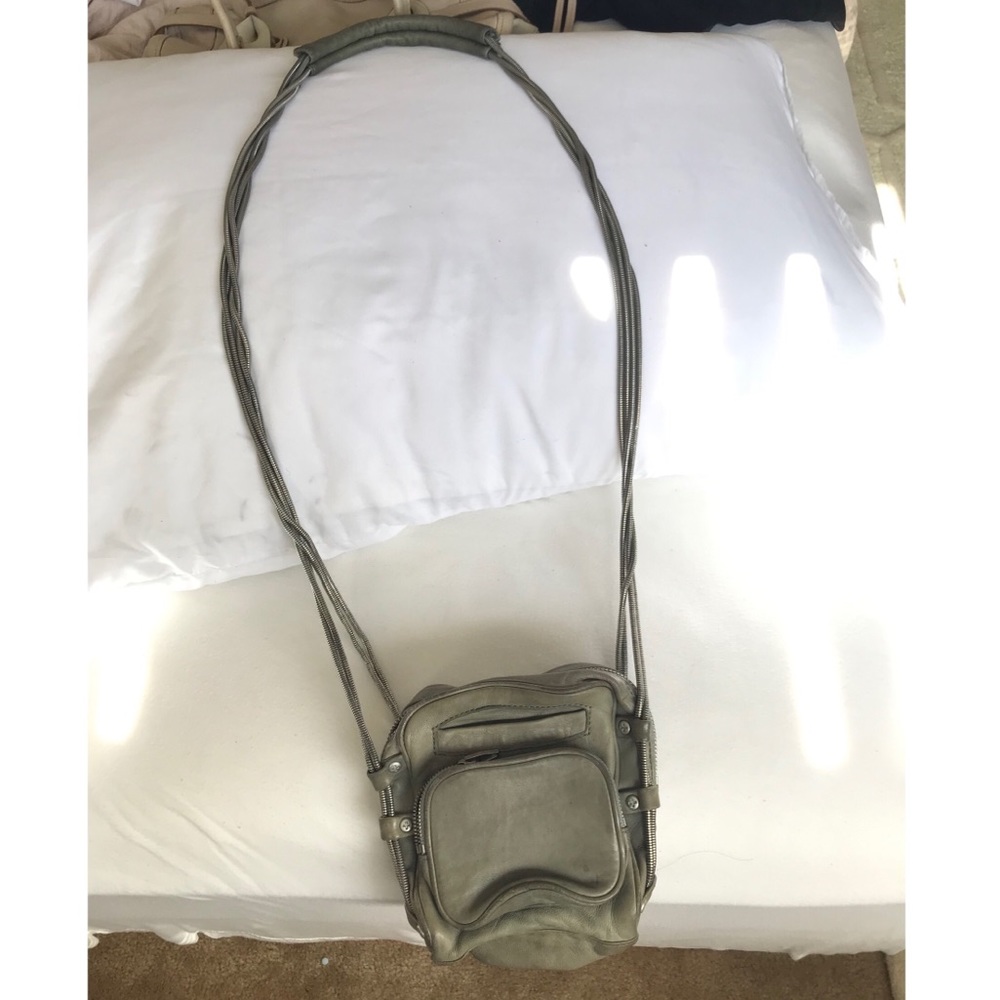 Camera Brenda Beige/Tan Lambskin Leather CrossBody